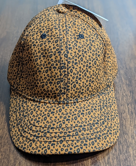 NEW Leopard Print Adjustable Baseball Cap - Picture 1 of 5